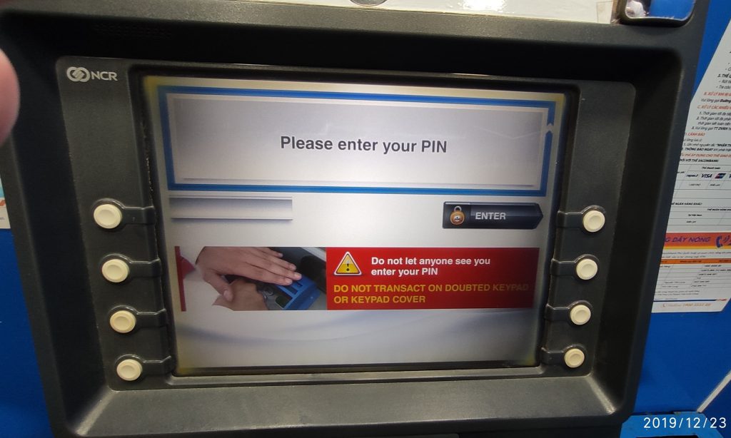 PIN в банкомате